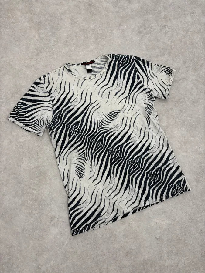 2000s Roberto Cavalli Black & White Zebra T-Shirt Gybeplu 3