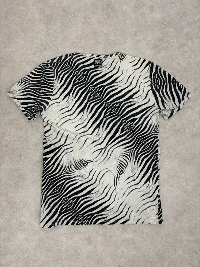 2000s Roberto Cavalli Black & White Zebra T-Shirt Gybeplu 6