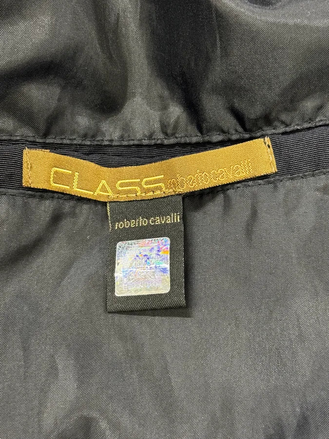 2000s Roberto Cavalli Black Buttoned Jacket PSNtGKq 6