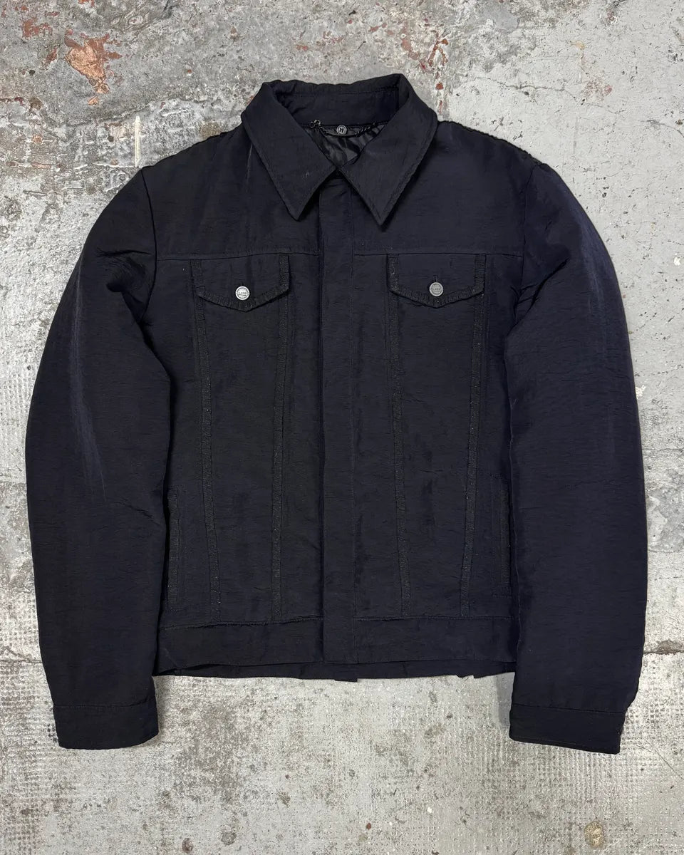 2000s Roberto Cavalli Black Buttoned Jacket PSNtGKq 0