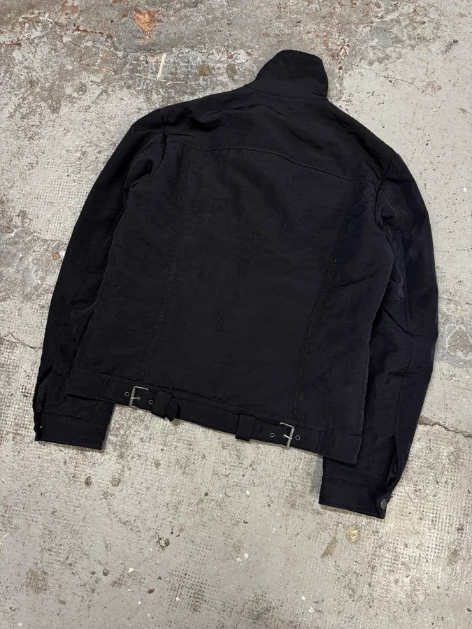 2000s Roberto Cavalli Black Buttoned Jacket PSNtGKq 3