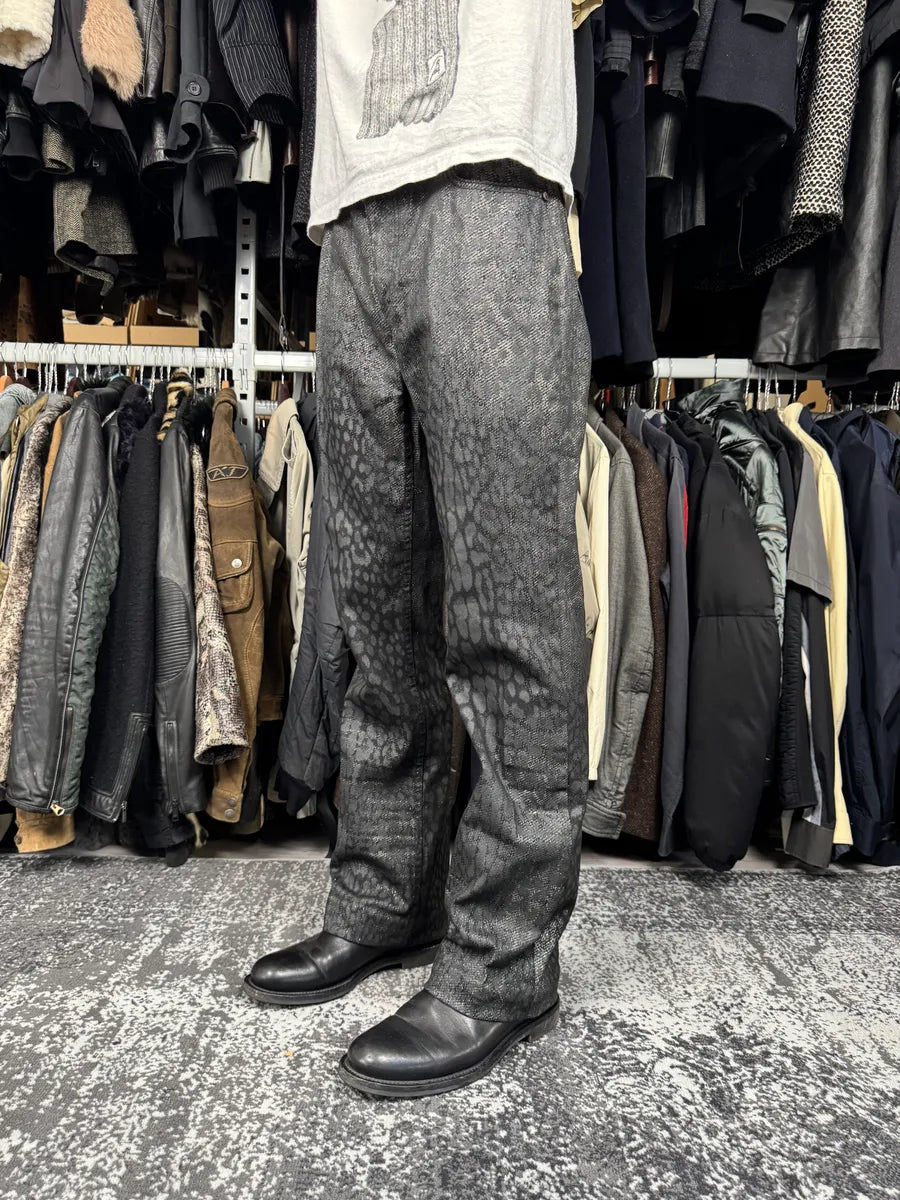 2000s Roberto Cavalli Black Leopard Pants DPfnaIc 1