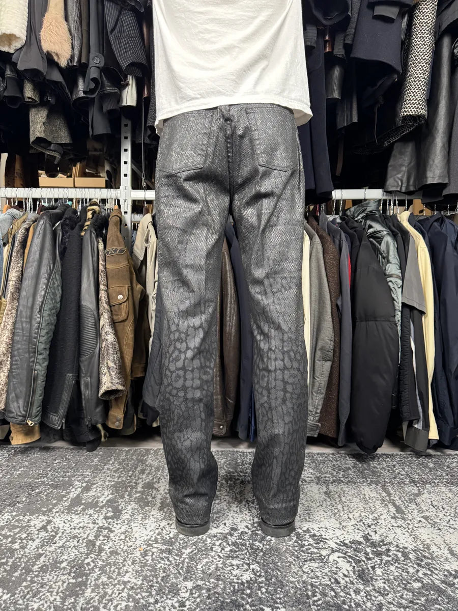 2000s Roberto Cavalli Black Leopard Pants DPfnaIc 2