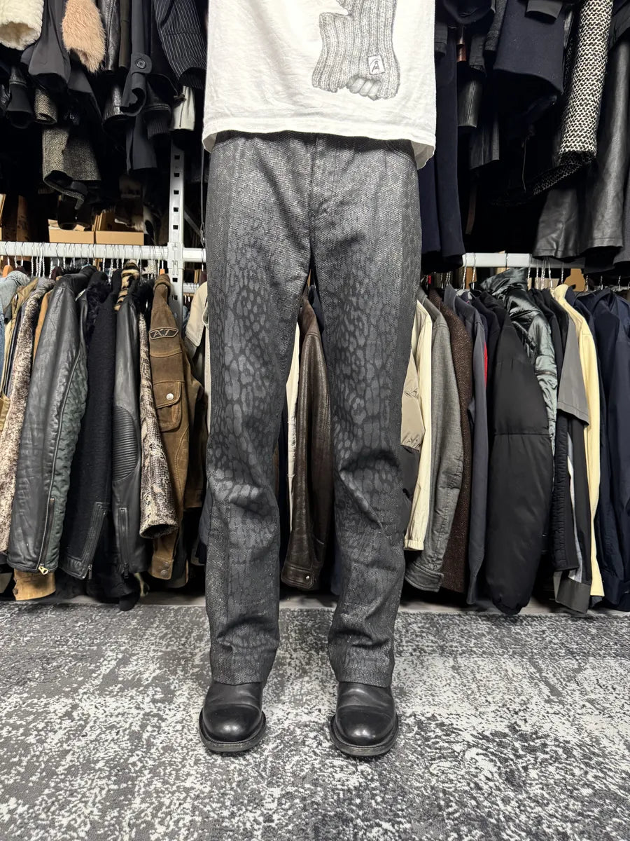 2000s Roberto Cavalli Black Leopard Pants DPfnaIc 3