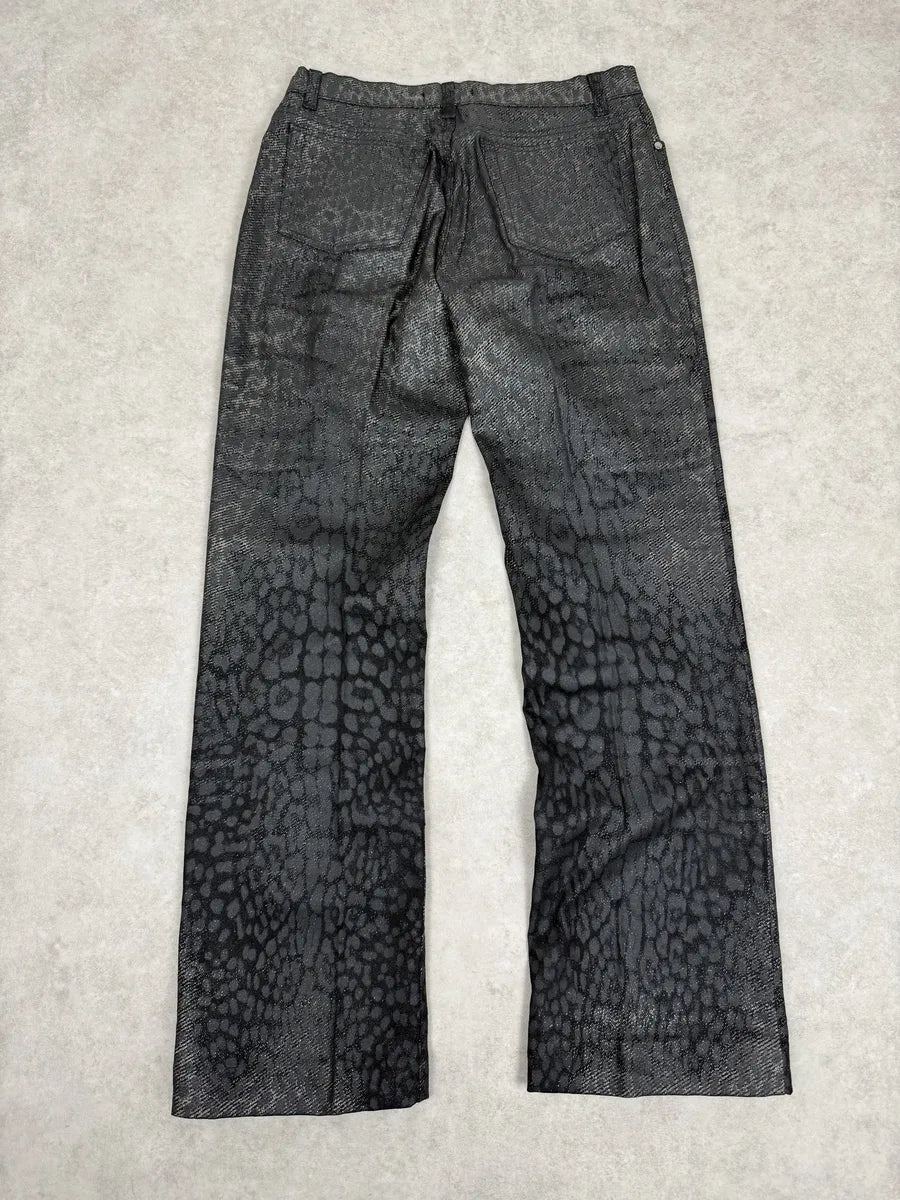 2000s Roberto Cavalli Black Leopard Pants DPfnaIc 4