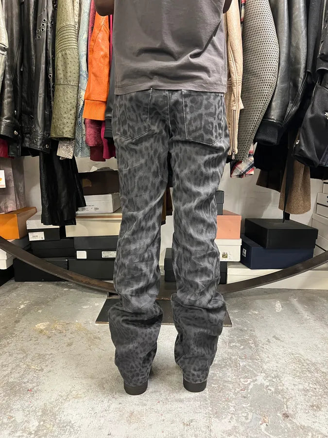 2000s Roberto Cavalli Black Leopard Print Pants nDuBjDC 4