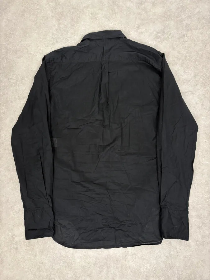 2000s Roberto Cavalli Black Mafia Khaki Shirt qmyGMoN 5