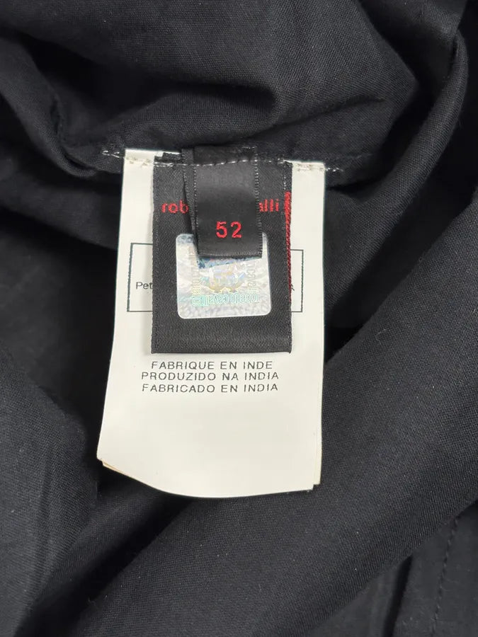 2000s Roberto Cavalli Black Mafia Khaki Shirt qmyGMoN 9