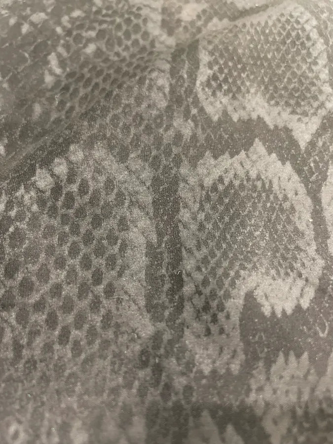 2000s Roberto Cavalli Black Python Print Handle Bag (OS) 3