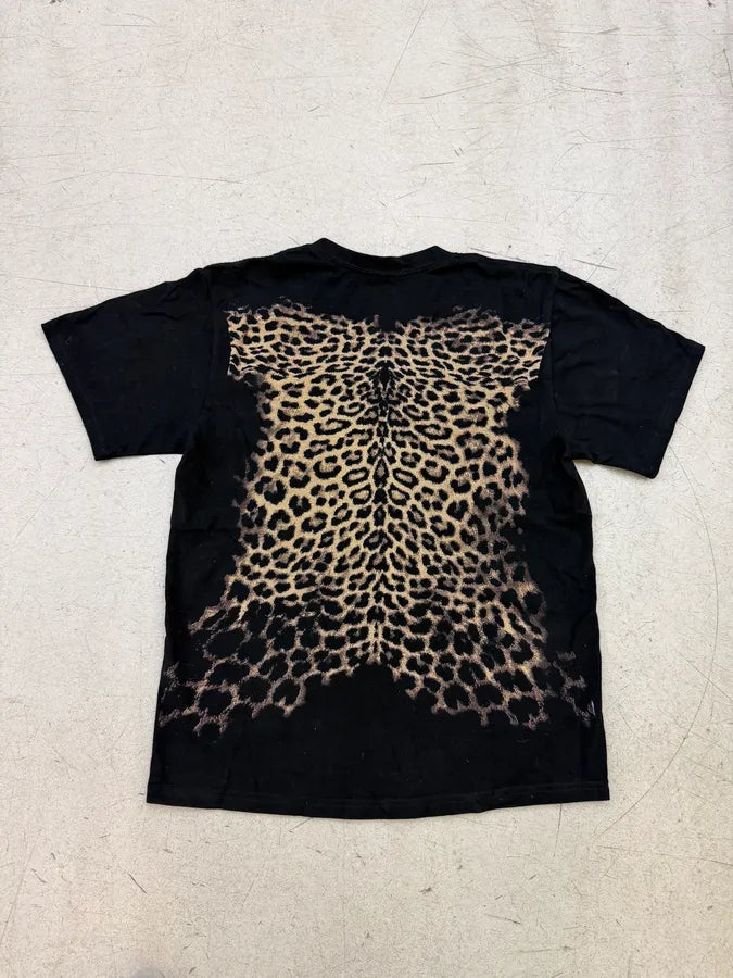 2000s Roberto Cavalli Black Sample Leopard T-Shirt vuGDpPx 3