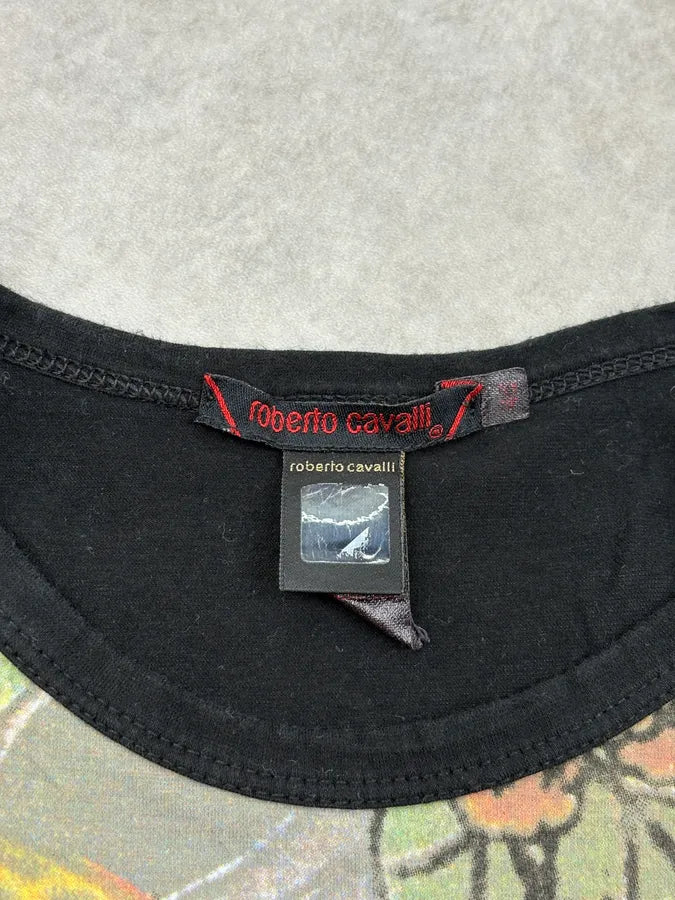 2000s Roberto Cavalli Black Samurai Longsleeve T-Shirt  FAFPdtX 6