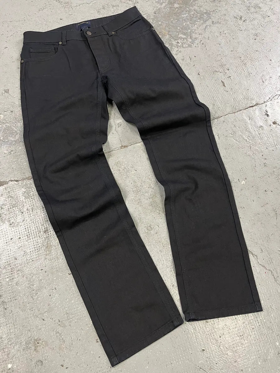 2000s Roberto Cavalli Black Slim Denim Brut Jeans (S/M) RbAcFAh 2