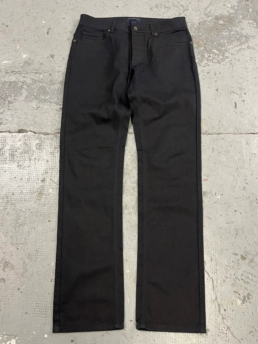 2000s Roberto Cavalli Black Slim Denim Brut Jeans (S/M) RbAcFAh 4