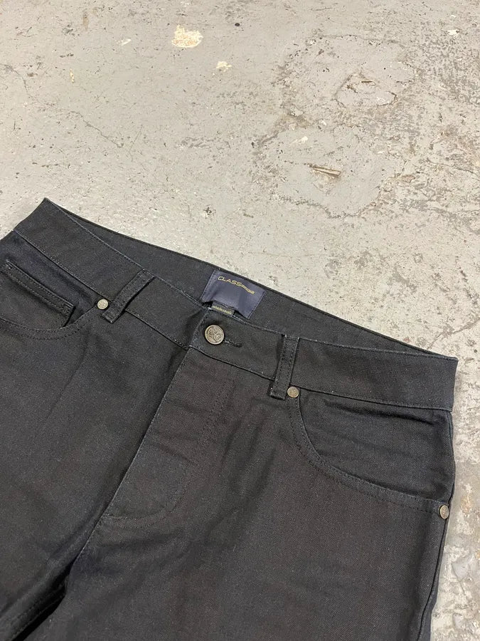 2000s Roberto Cavalli Black Slim Denim Brut Jeans (S/M) RbAcFAh 5