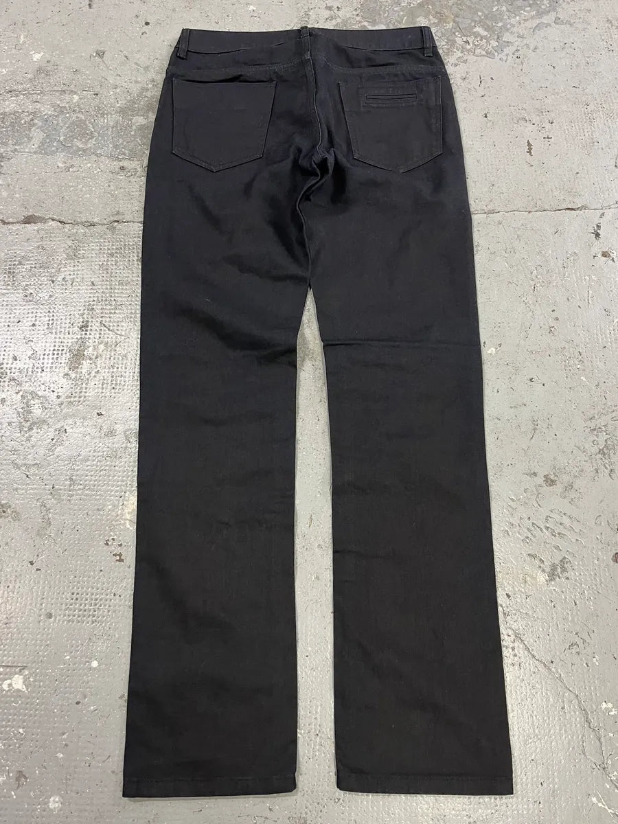 2000s Roberto Cavalli Black Slim Denim Brut Jeans (S/M) RbAcFAh 7