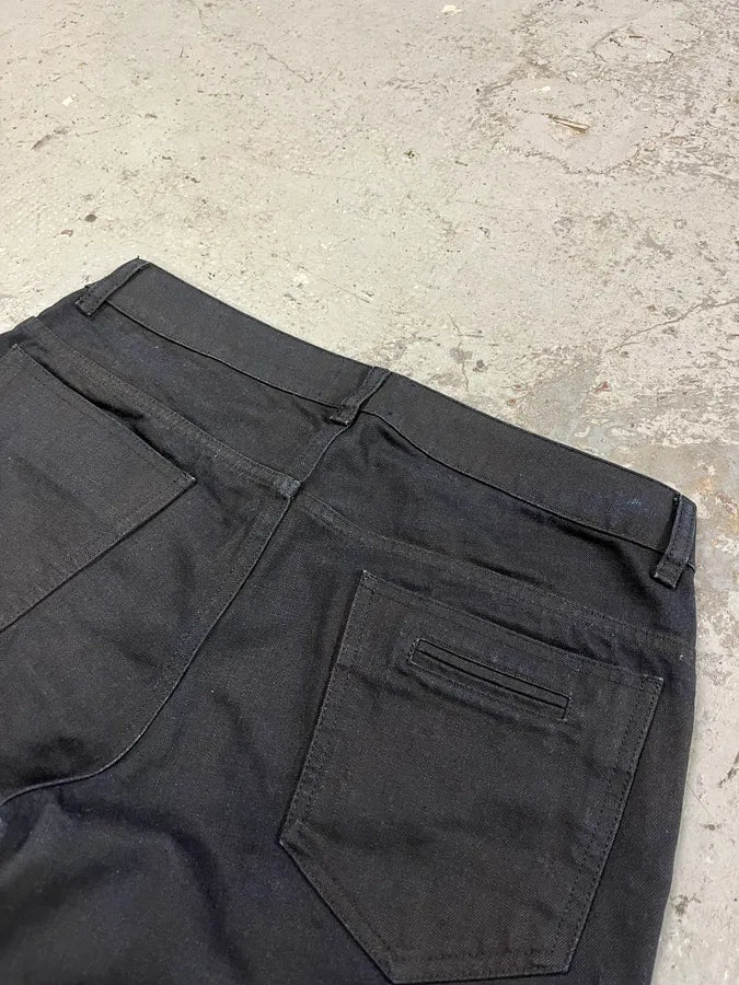2000s Roberto Cavalli Black Slim Denim Brut Jeans (S/M) RbAcFAh 8