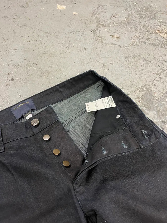 2000s Roberto Cavalli Black Slim Denim Brut Jeans (S/M) RbAcFAh 9