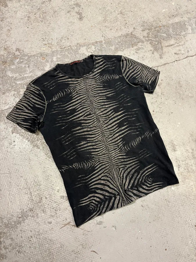 2000s Roberto Cavalli Black Zebra T-Shirt iGxNcJR 3