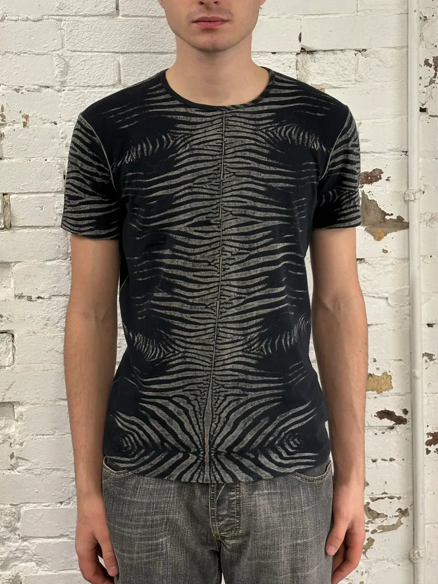 2000s Roberto Cavalli Black Zebra T-Shirt iGxNcJR 1