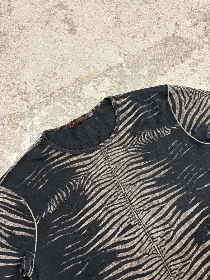 2000s Roberto Cavalli Black Zebra T-Shirt iGxNcJR 4