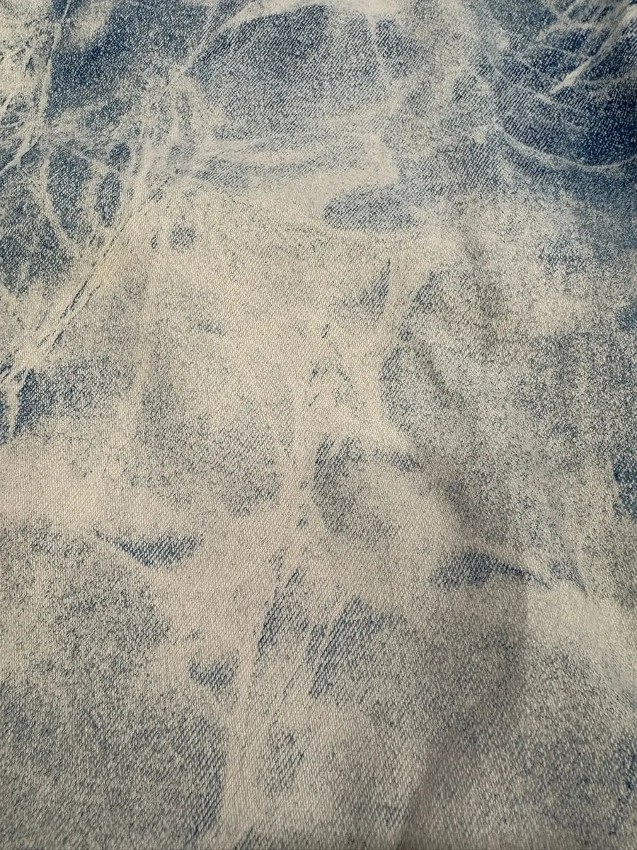 2000s Roberto Cavalli Bleached Blue & White Denim Jeans (XS) ARcjVHW 6