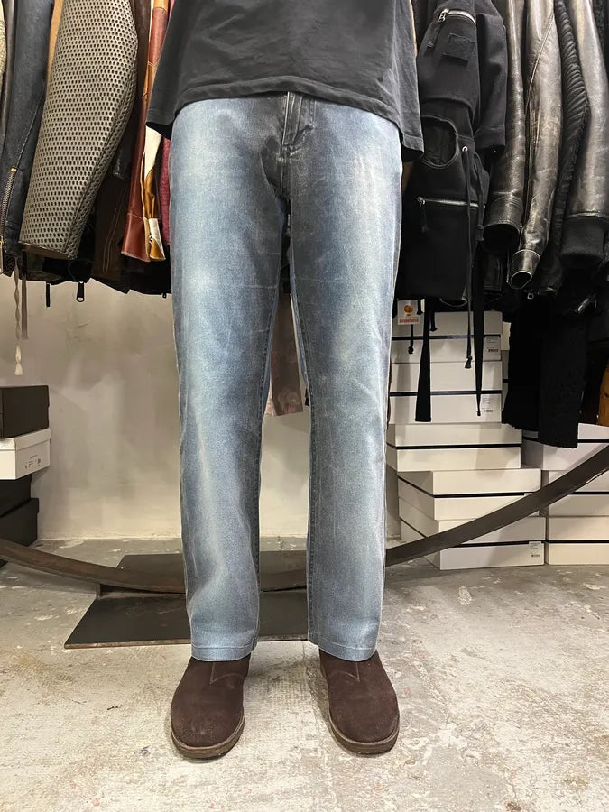 2000s Roberto Cavalli Blue Gradient Pants aJtXQhR 1