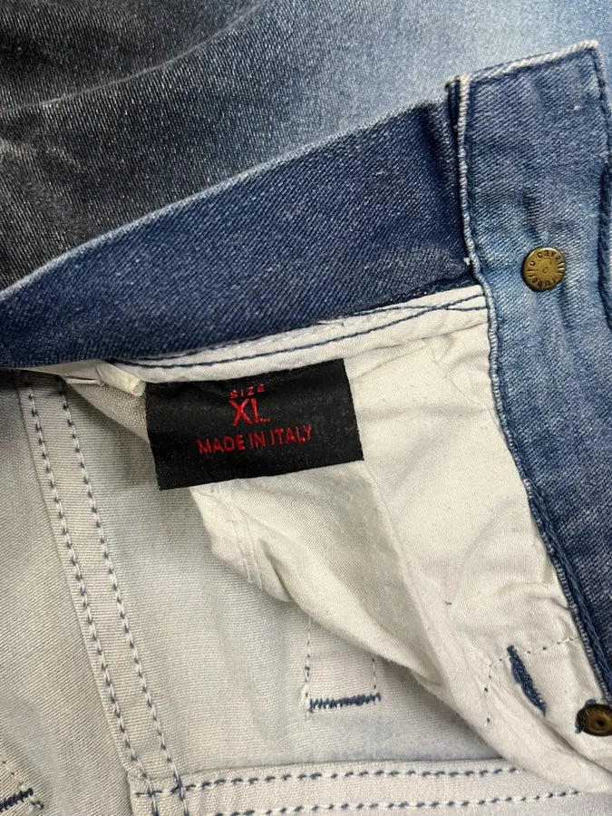 2000s Roberto Cavalli Blue Gradient Pants aJtXQhR 9