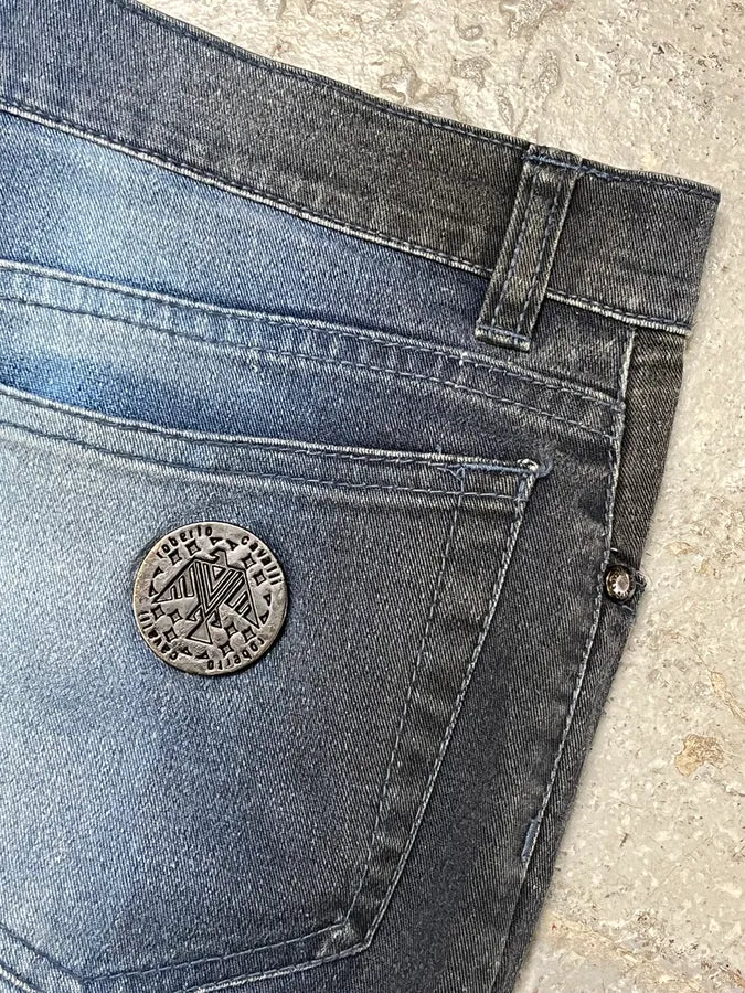 2000s Roberto Cavalli Blue Gradient Pants wAzCPor 9