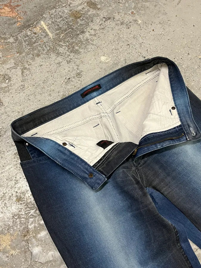 2000s Roberto Cavalli Blue Gradient Pants wAzCPor 8