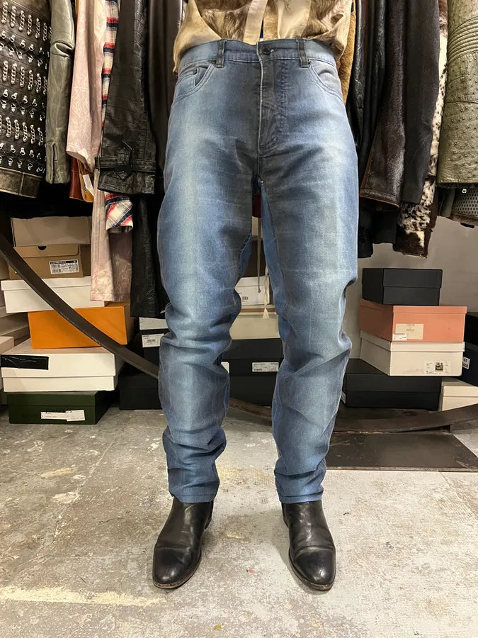2000s Roberto Cavalli Blue Gradient Pants wAzCPor 1