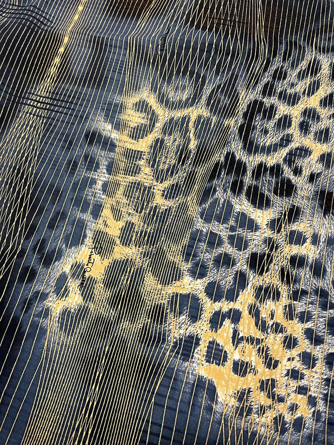 2000s Roberto Cavalli Blue Leopard Abstract Effect Longsleeves (S) mEfwFlb 6