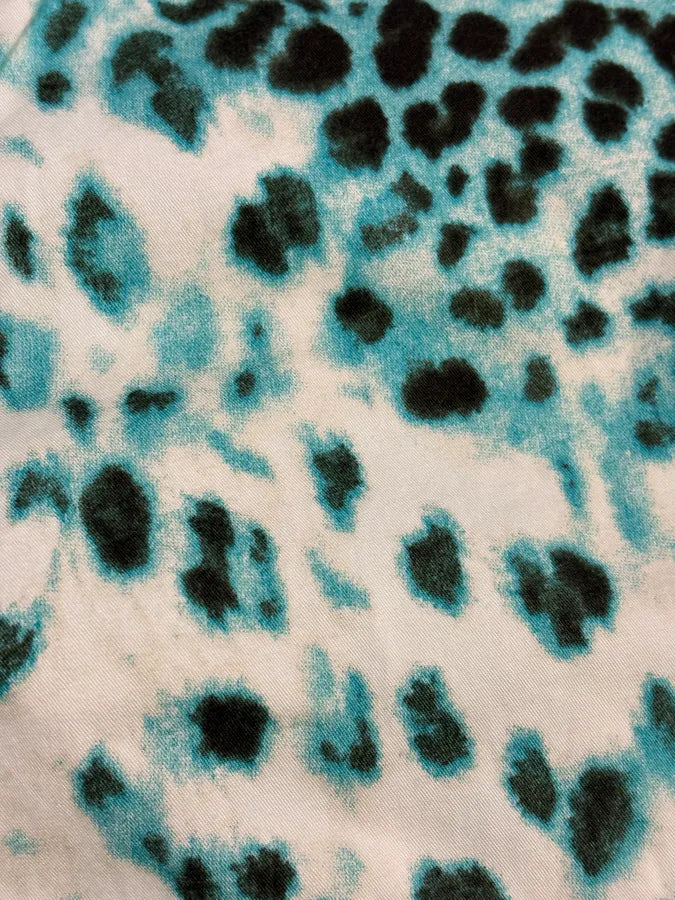 2000s Roberto Cavalli Blue Leopard Pants XfnWhrx 8