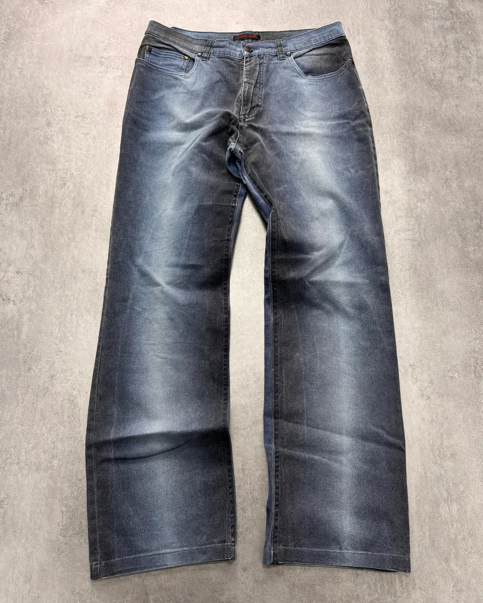 2000s Roberto Cavalli Blue Ocean Aura Pants (M) izvyfHd 2