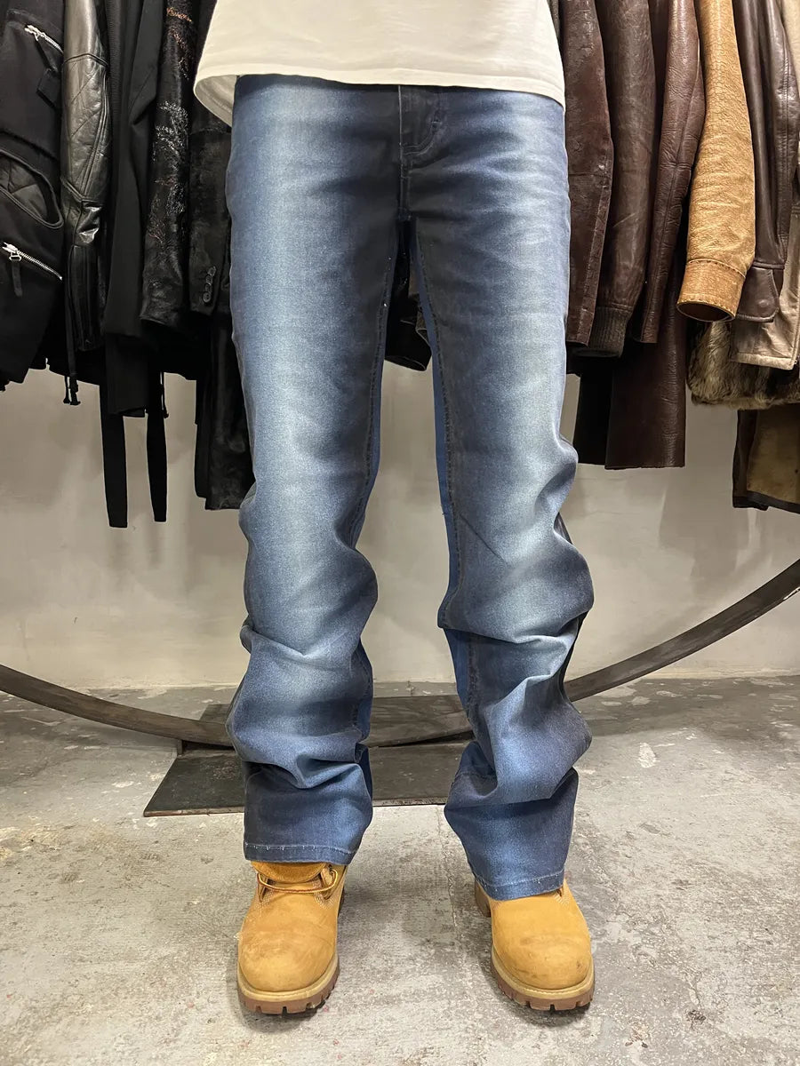 2000s Roberto Cavalli Blue Ocean Aura Pants (M) izvyfHd 0