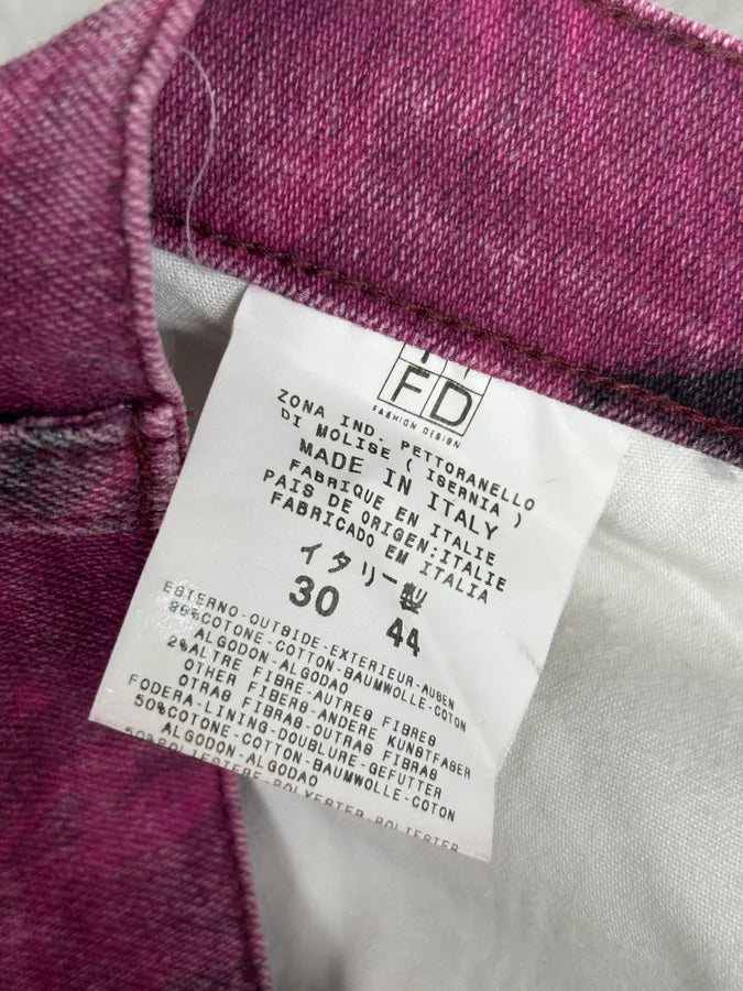 2000s Roberto Cavalli Purple Blossum Floral Pants EaCQUiz 12