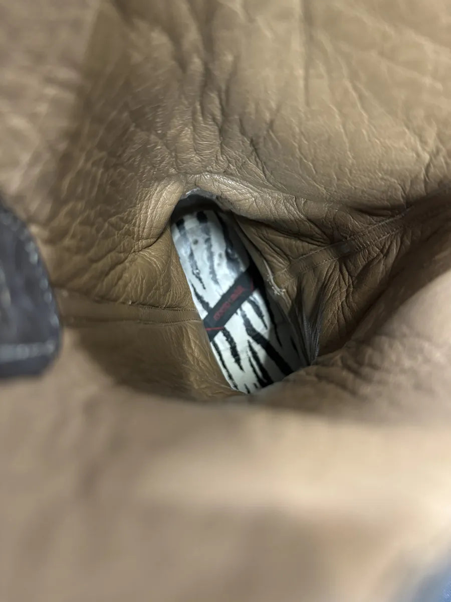 2000s Roberto Cavalli Brown & Beige Ankle Western Python Leather Boots iRsRush 6