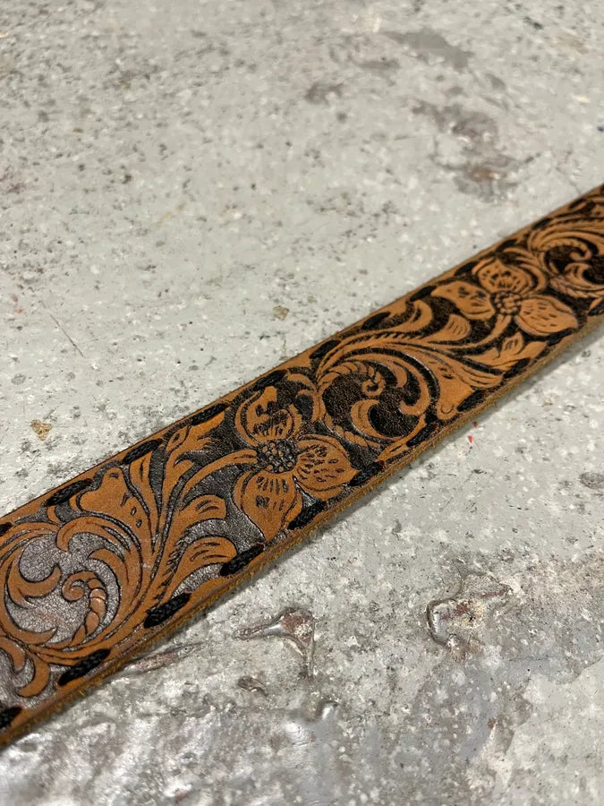 2000s Roberto Cavalli Brown Imperial Royal Leather Belt (OS) arlqkMH 6