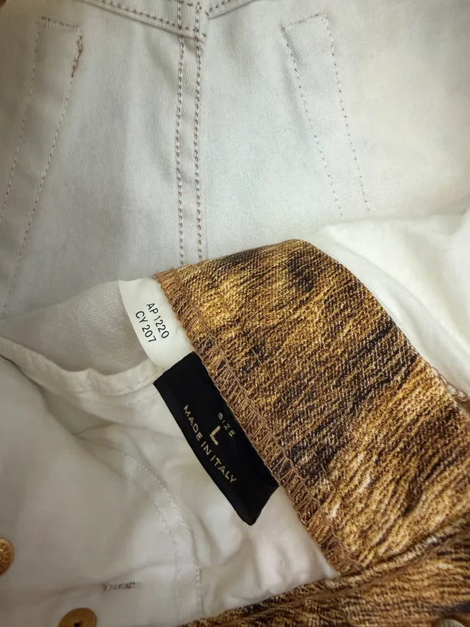 2000s Roberto Cavalli Brown Leopard Print Pants sVqSpbq 11
