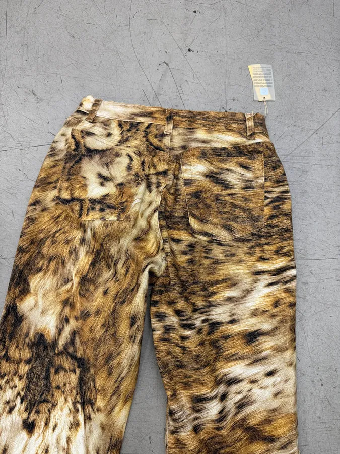 2000s Roberto Cavalli Brown Leopard Print Pants sVqSpbq 9