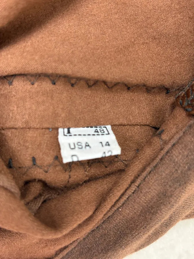 2000s Roberto Cavalli Brown Premium Leather Shirt HzDQJLX 12