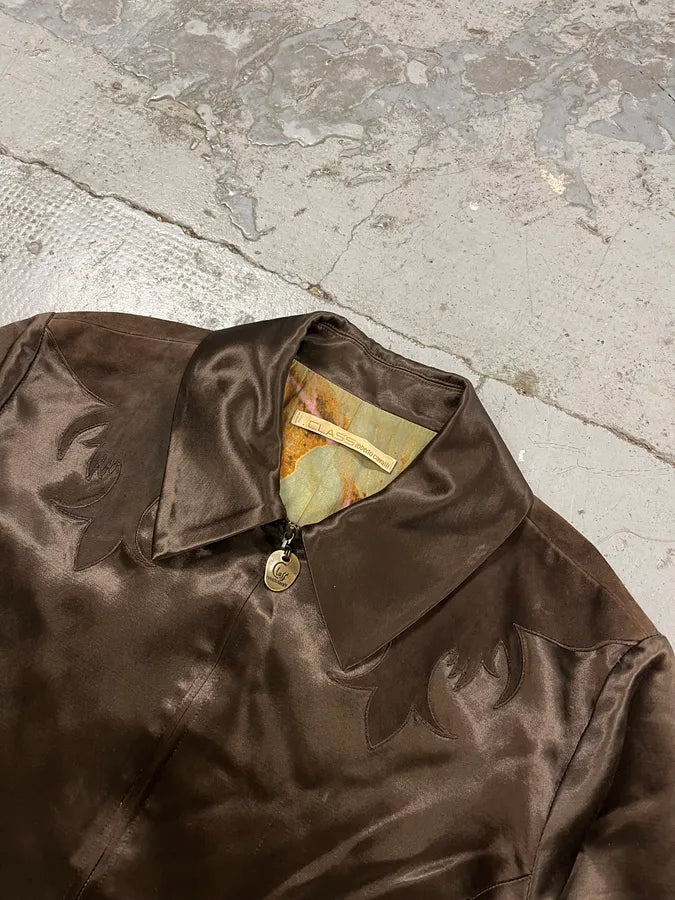 2000s Roberto Cavalli Brown Royal Jacket UyiATmq 4