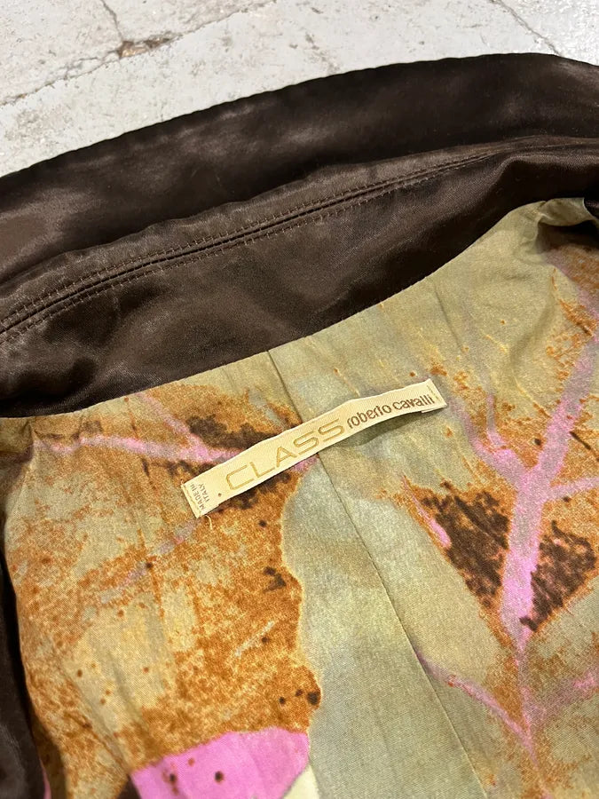2000s Roberto Cavalli Brown Royal Jacket UyiATmq 9