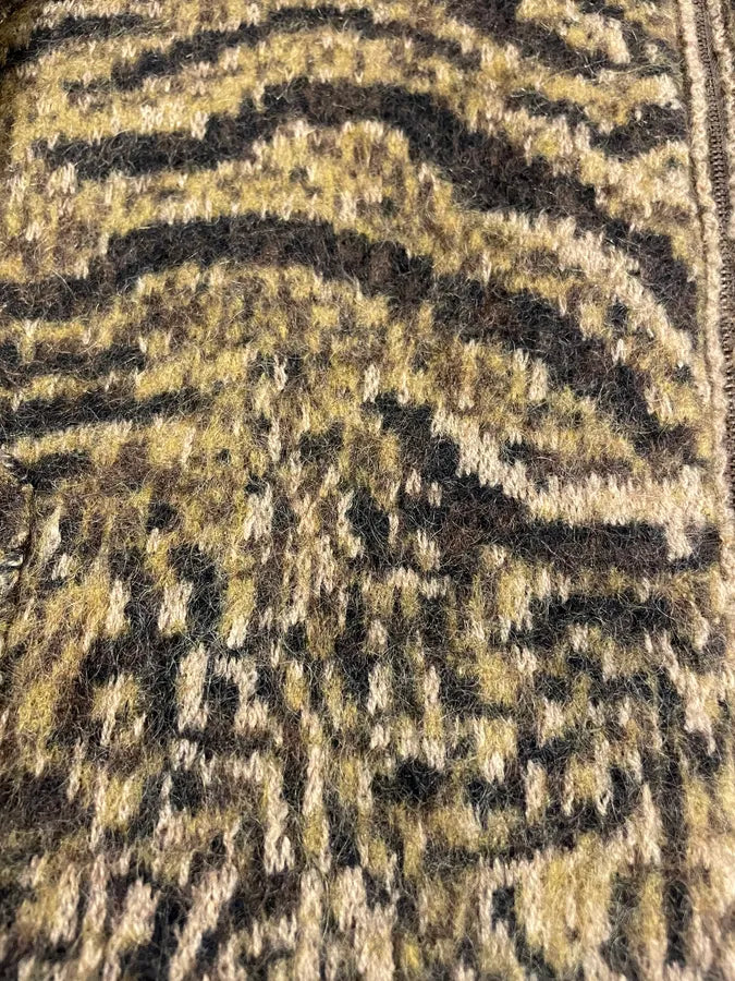2000s Roberto Cavalli Brown Safari Zebra Wool Zip-up Cardigan fCAwzSY 8