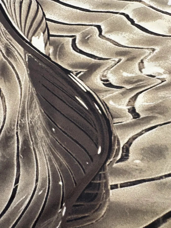 2000s Roberto Cavalli Brown Spectrum Abstract Top (S/M) SvRQWeK 4