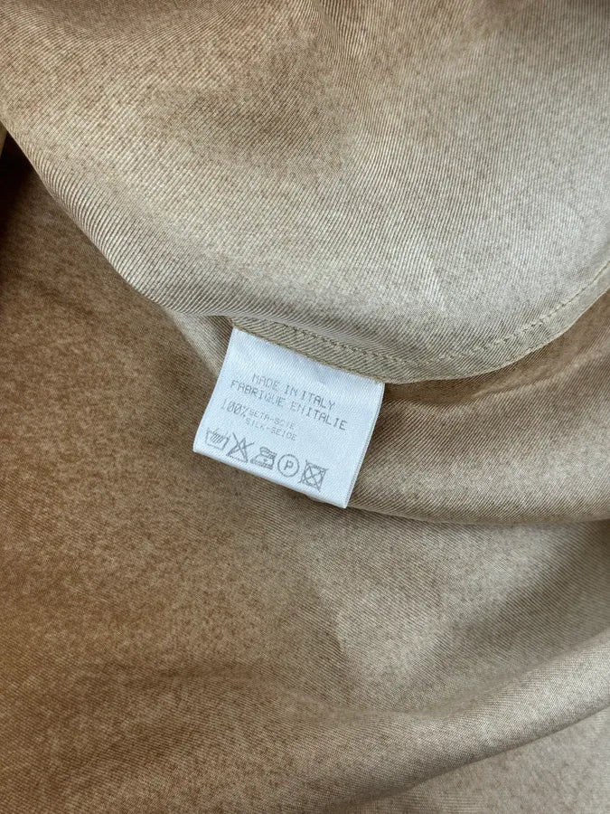 2000s Roberto Cavalli Camel Silk Gradient Shirt RcgxdIg 7