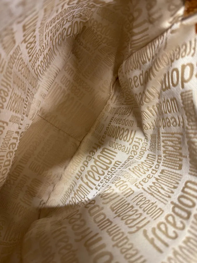 2000s Roberto Cavalli Camel Textured Leather Handle Bag (OS) 7