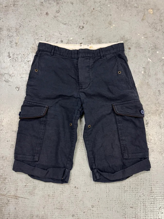 2000s Roberto Cavalli Cargo Navy Short hntzLRf 0