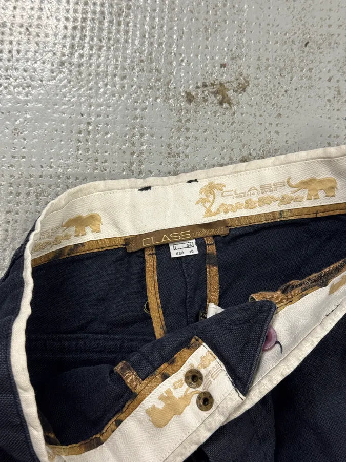 2000s Roberto Cavalli Cargo Navy Short hntzLRf 6