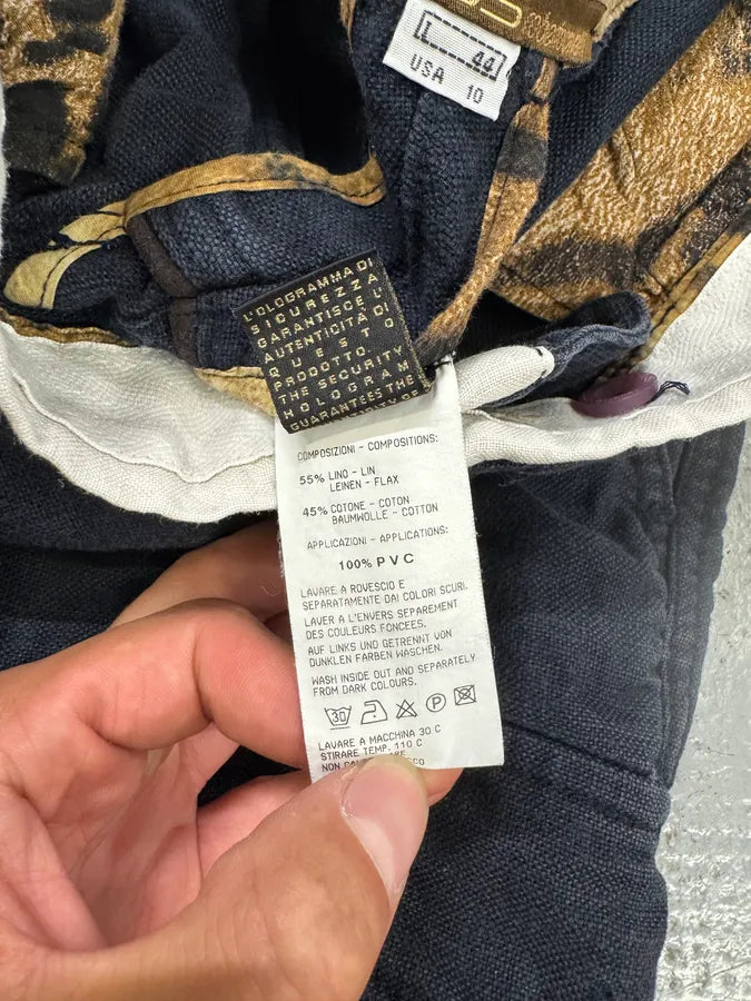 2000s Roberto Cavalli Cargo Navy Short hntzLRf 7