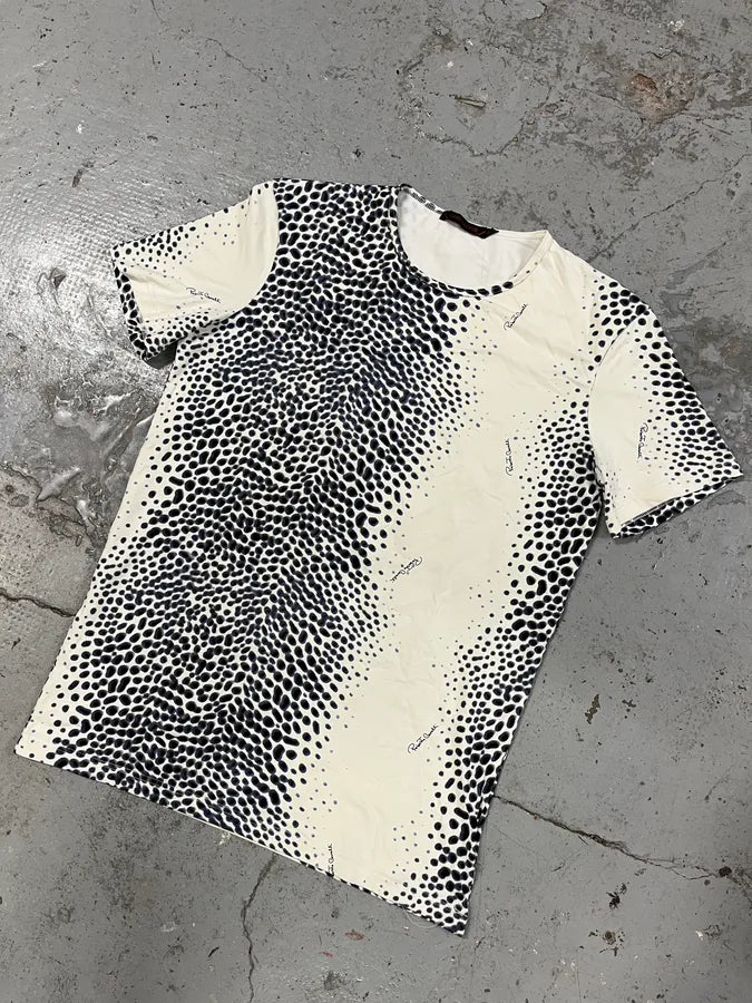 2000s Roberto Cavalli Cheetah White T-Shirt LmJeORi 3